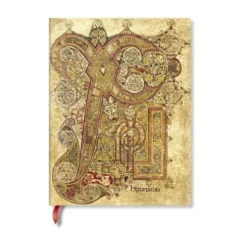 Generatio (The Book of Kells) Midi Unlined Hardcover Journal (Elastic Band Closure)