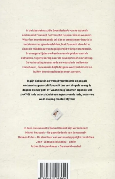 Geschiedenis van de waanzin in de zeventiende en achttiende eeuw