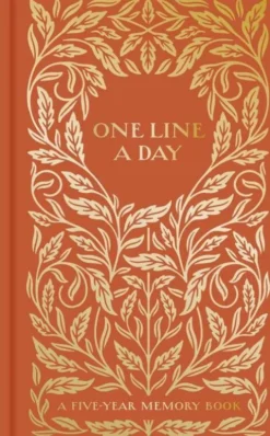 Gilded One Line a Day: A five-year Memory book