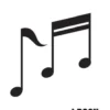 Gitaarakkoorden- Gitaartabs Notenschrift- Bladmuziek (A4) Round Note Zwart-wit- Allets Comfort