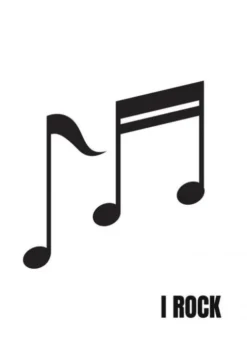 Gitaarakkoorden- Gitaartabs Notenschrift- Bladmuziek (A4) Round Note Zwart-wit- Allets Comfort