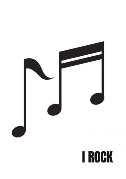 Gitaarakkoorden- Gitaartabs Notenschrift- Bladmuziek (A4) Round Note Zwart-wit- Allets Comfort