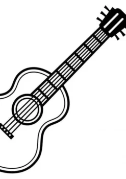 Gitaarakkoorden- Gitaartabs Notenschrift- Bladmuziek (A4) Solo Guitar ZW- Allets Comfort