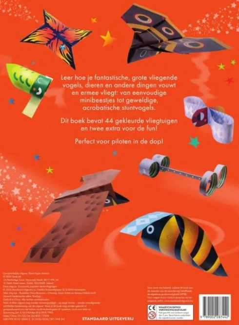 Grooooote papieren dierenvliegtuigen
