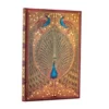 Hafiz’s Peacocks (Sangorski & Sutcliffe) Mini Lined Hardcover Journal (Elastic Band Closure)