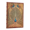 Hafiz’s Peacocks (Sangorski & Sutcliffe) Midi Unlined Hardcover Journal (Elastic Band Closure)
