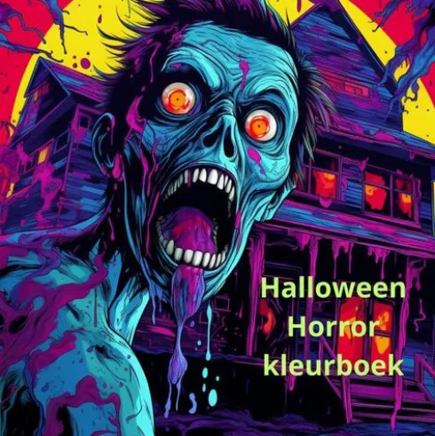 Halloween horror kleurboek