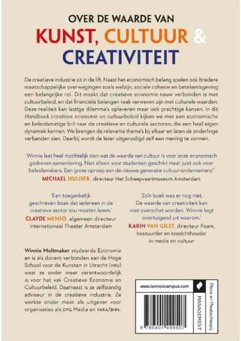 Handboek creatieve economie & cultuurbeleid