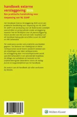 Handboek Externe Verslaggeving 2026