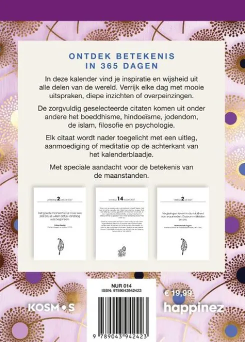 Happinez spirituele scheurkalender 2027