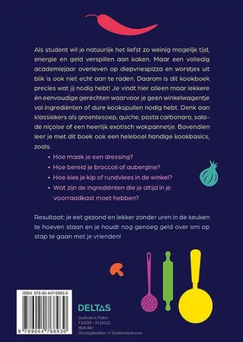 Het allerbeste kookboek voor studenten