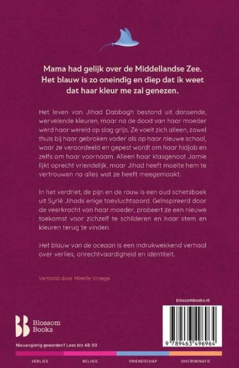 Het blauw van de oceaan