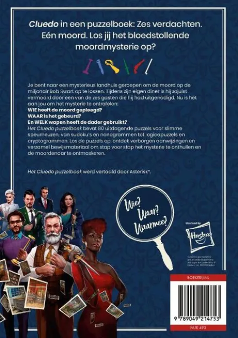 Het Cluedo puzzelboek
