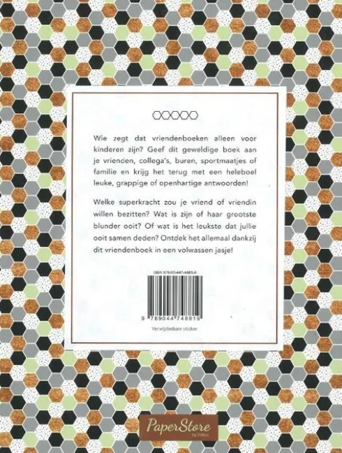 Het geweldige vriendenboek voor volwassenen