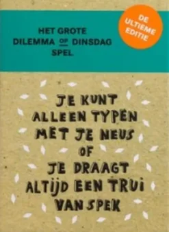 Het Grote Dilemma op Dinsdag-Spel: De Ultieme Editie