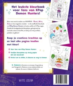 Het leukste kleurboek voor fans van KPop Demon Hunters