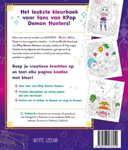 Het leukste kleurboek voor fans van KPop Demon Hunters