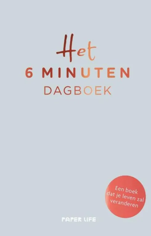 Het 6 minuten dagboek - Lichtblauw
