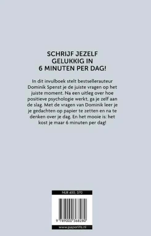 Het 6 minuten dagboek - Lichtblauw