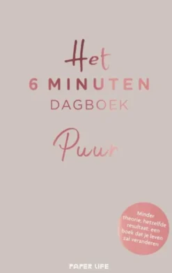 Het 6 minuten dagboek Puur - Beige