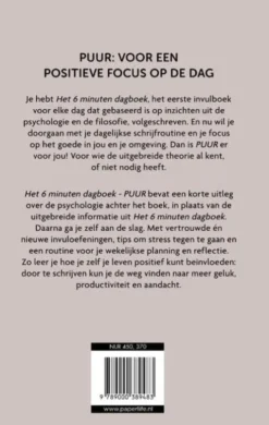 Het 6 minuten dagboek Puur - Beige