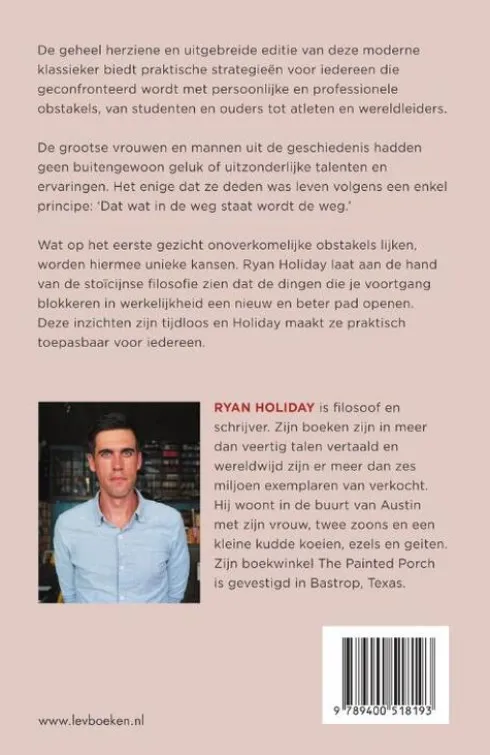 Het obstakel is de weg