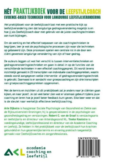 Het praktijkboek voor de leefstijlcoach