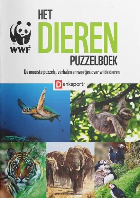 Het WWF dieren puzzelboek