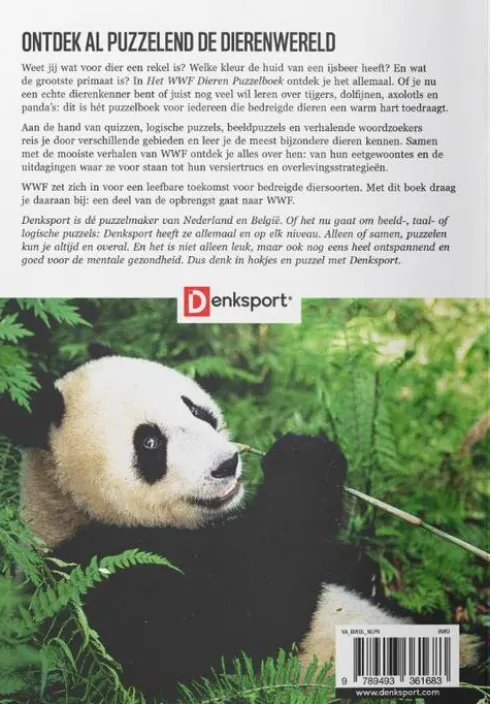 Het WWF dieren puzzelboek