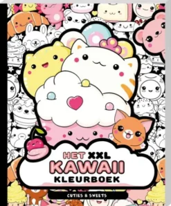 Het XXL Kawaii kleurboek