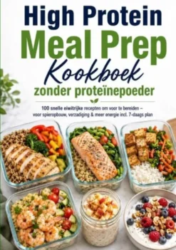 High Protein Meal Prep Kookboek zonder proteïnepoeder 100 snelle eiwitrijke recepten om voor te bereiden