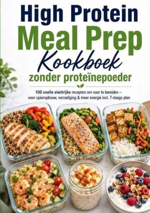 High Protein Meal Prep Kookboek zonder proteïnepoeder 100 snelle eiwitrijke recepten om voor te bereiden