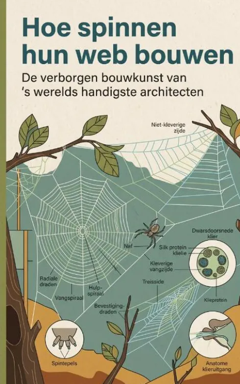 Hoe spinnen hun web bouwen