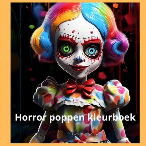 Horror poppen kleurboek