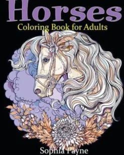 Horses Coloring Book for Adults