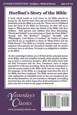 Hurlbut's Story of the Bible, Original Edition (Yesterday's Classics)
