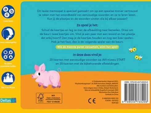 Ik leer lezen! Memo-spel