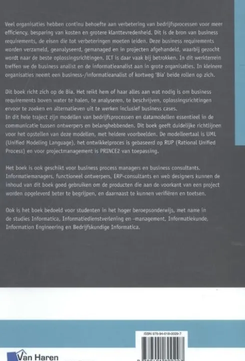 Informatieanalyse voor Engineering en Management Requirements