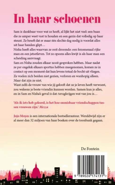 In haar schoenen