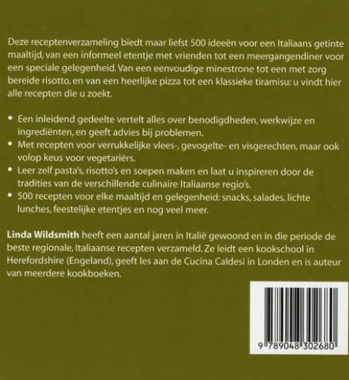 500 Italiaanse gerechten