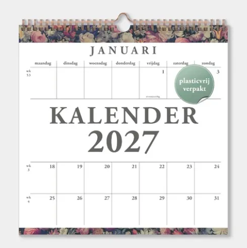 Jaarkalender Bloem Klassiek 2027