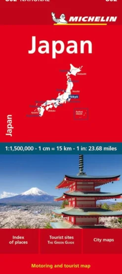 Japan - National Map 802