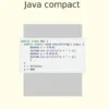 Java Compact