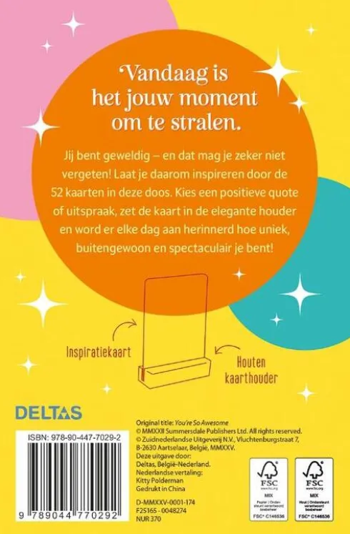 Jij bent geweldig! - 52 inspiratiekaarten
