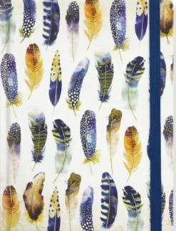 Jrnl Mid Watercolor Feathers