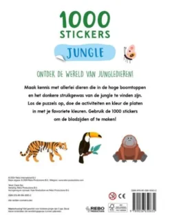 Jungle - 1000 stickers