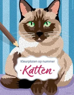 Katten - Kleurplaten op nummer