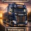 Kleurboek, Scania vrachtwagens.