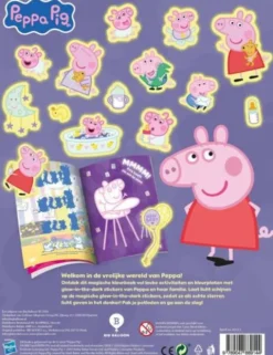 Kleuren met Peppa Pig glow in the dark
