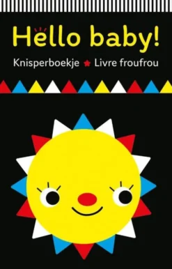 Knisperboekje Hello baby! / Livre frou-frou Hello baby !